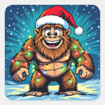 Funny Christmas Bigfoot Sasquatch