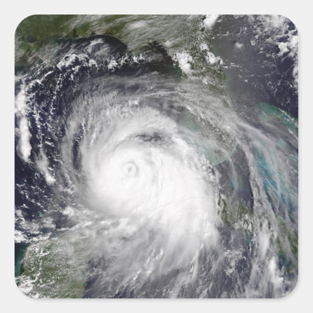 Adesivo Quadrado Furacão Katrina 3 (Frente)
