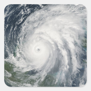 Adesivo Quadrado Furacão Wilma sobre o México