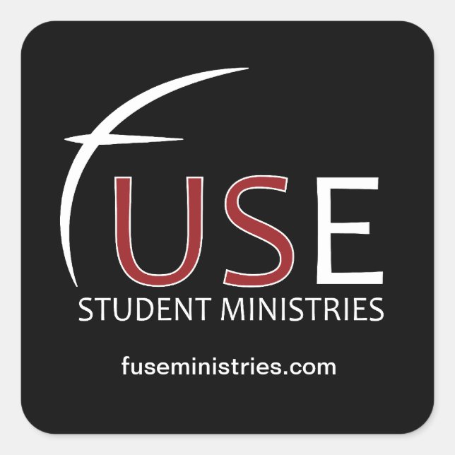 Adesivo Quadrado Fuse Students Sticker (Frente)