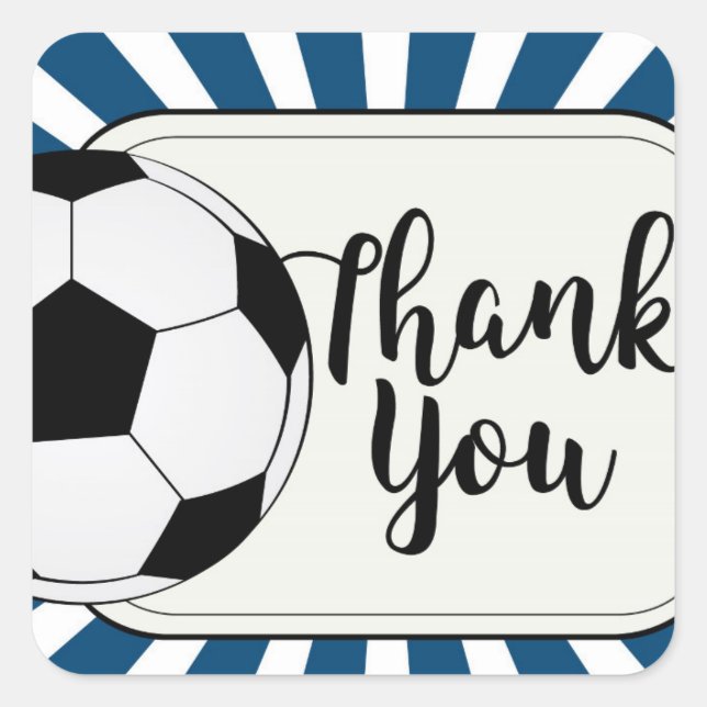 Adesivo Quadrado futebol (Frente)