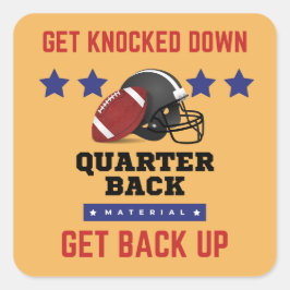 Adesivo Quadrado Futebol americano