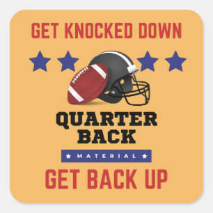 Adesivo Quadrado Futebol americano
