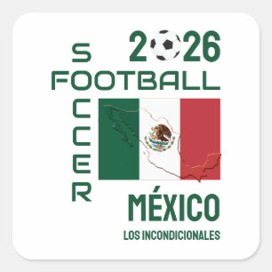 Adesivo Quadrado Futebol Americano Futebol MEXICO