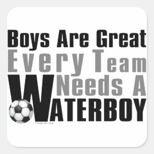 Adesivo Quadrado Futebol de Waterboy