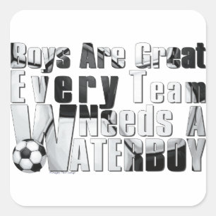 Adesivo Quadrado Futebol de Waterboy