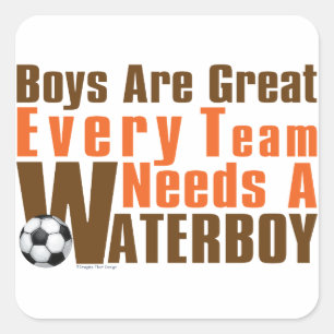Adesivo Quadrado Futebol de Waterboy