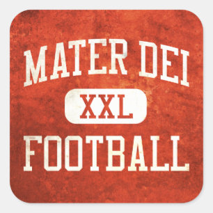 Adesivo Quadrado Futebol dos monarca de Mater Dei