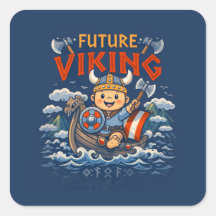 Future Viking Funny Norwegian Stickers