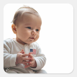 Adesivo Quadrado futuro inocente