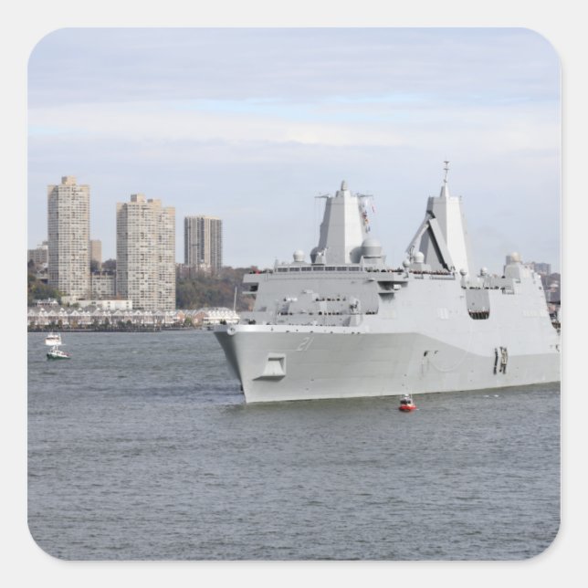 Adesivo Quadrado Fuzileiros e marinheiros trazem os trilhos (Frente)