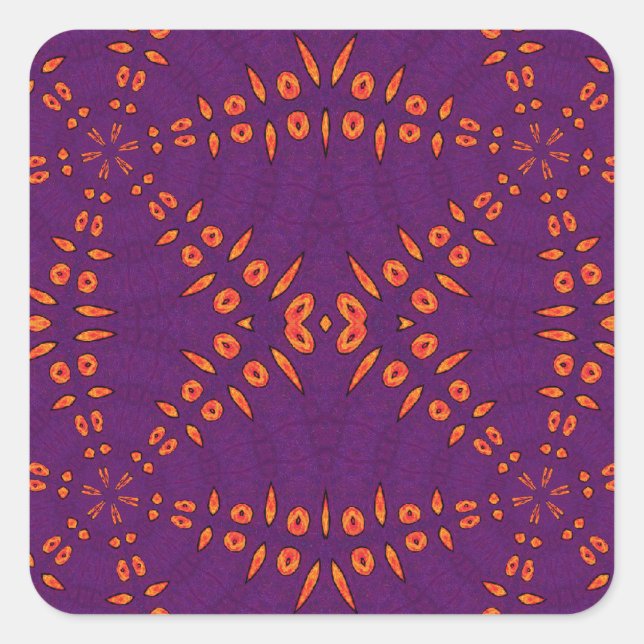 Adesivo Quadrado Fyre Trybe Square Sticker (Frente)
