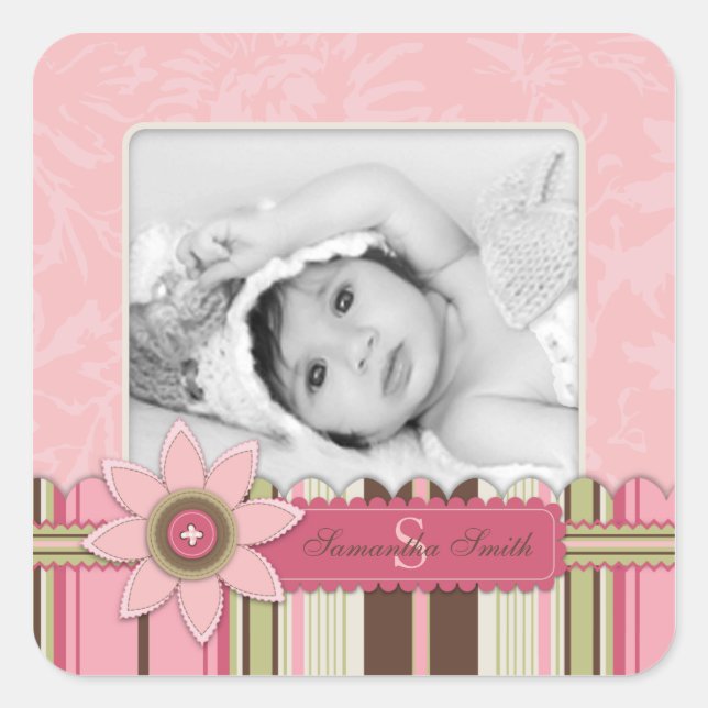 Adesivo Quadrado G Girl Photo Sticker B (Frente)