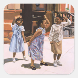 Adesivo Quadrado Gabarito 2001 de Harlem