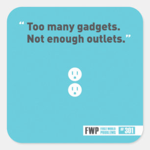 Adesivo Quadrado Gadgets