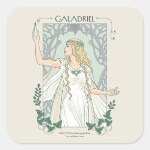 Adesivo Quadrado Galadriel Luz de Valinor Gráfico