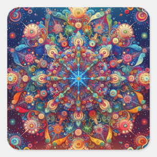ADESIVO QUADRADO GALAXY STAR