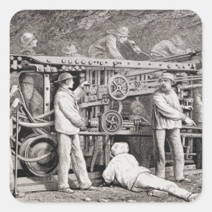 Adesivo Quadrado Galeria Avançada do Lado Francês da Lua