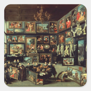 Adesivo Quadrado Galeria de Cornelis van der Geest