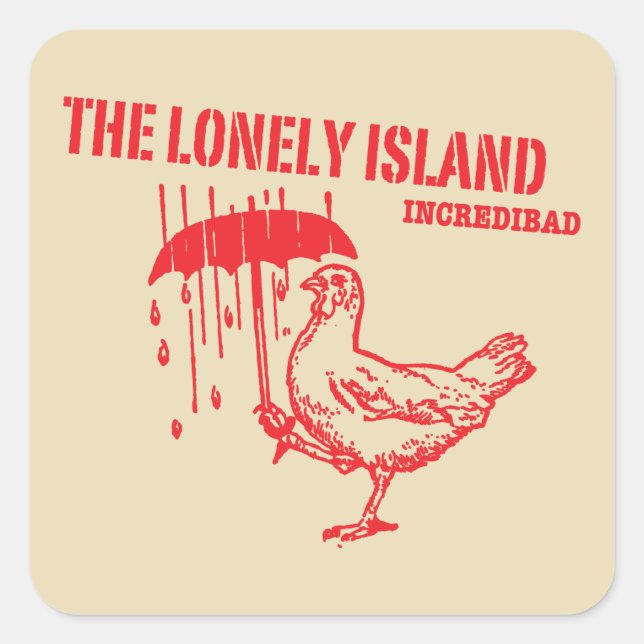 Adesivo Quadrado Galinha (Frente)