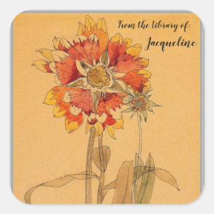 Adesivo Quadrado Gallardia por Charles Mackintosh