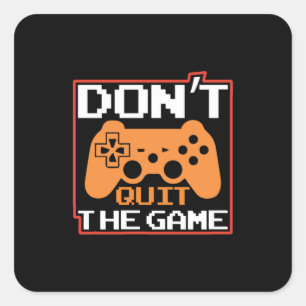 Adesivo Quadrado Gamer Art Não Sai Do Jogo