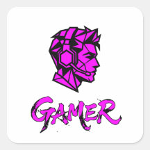 Gamer Geométrico Rosa Legal