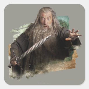 Adesivo Quadrado Gandalf com Espada