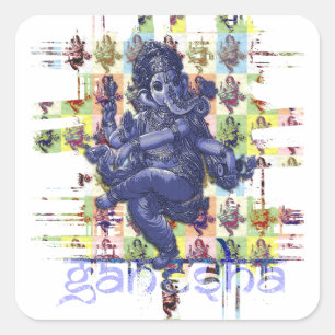 Adesivo Quadrado GANESHA faça seu próprio histórico