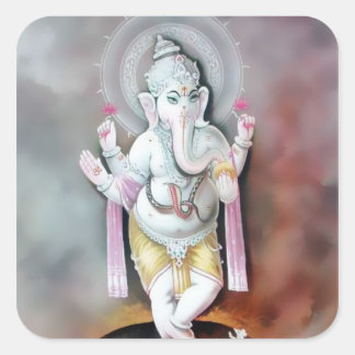 Adesivo Quadrado Ganesha Stickers #2