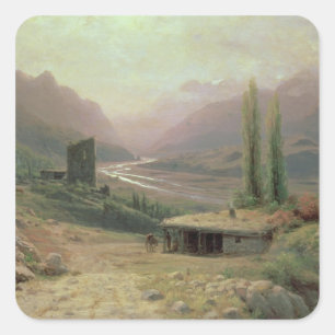 Adesivo Quadrado Garganta caucasiano, 1893