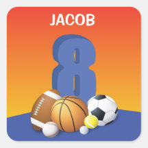 Garoto 8º Aniversário de Esportes