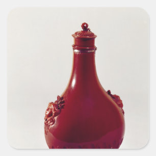 Adesivo Quadrado Garrafa do peregrino, Meissen, c.1710