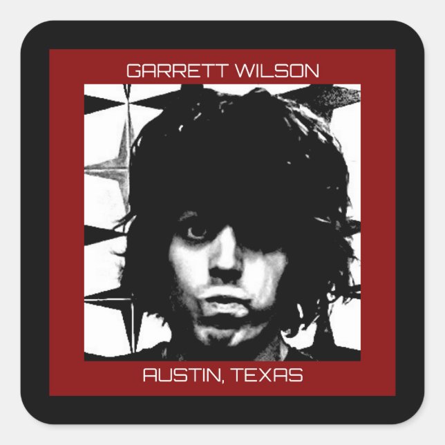 Adesivo Quadrado Garrett Wilson 2026 Stickers (Frente)