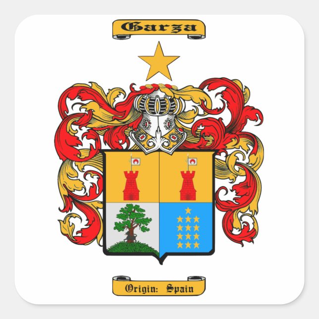 Adesivo Quadrado Garza (Frente)