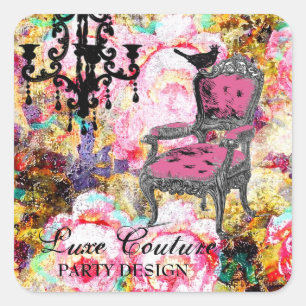 Adesivo Quadrado Gasto fabulosa francês do GC aumentou