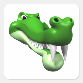 Adesivo Quadrado Gator