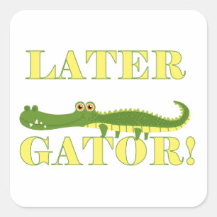Adesivo Quadrado Gator posterior