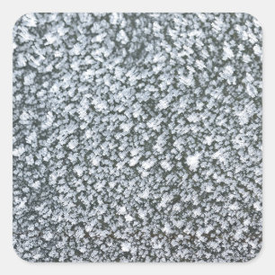 Adesivo Quadrado geada fechada na janela do carro