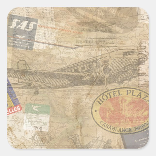 Adesivo Quadrado Gear do World Explorer (Frente)