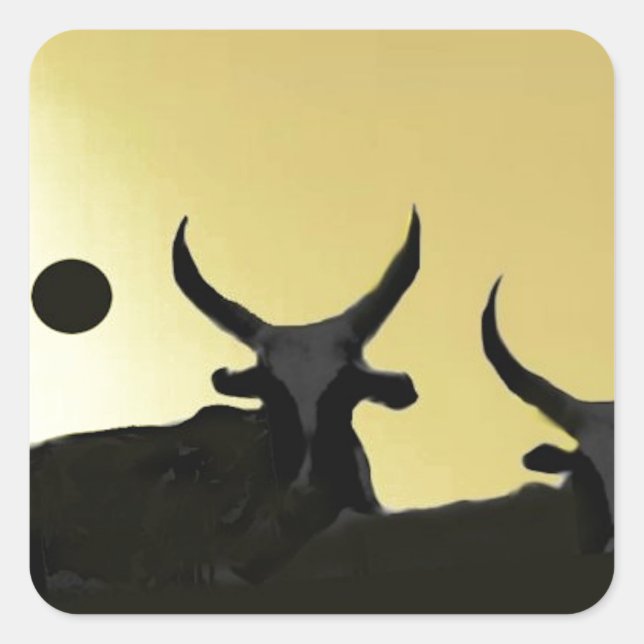 Adesivo Quadrado GEBOS no ouro (Frente)