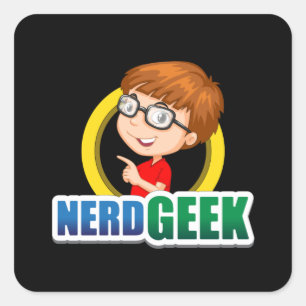Adesivo Quadrado Geek Nerd Ciência Matemática Computação Engra