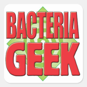 Adesivo Quadrado Geek v2 das bactérias