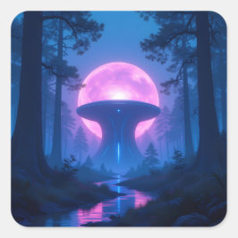 Adesivo Quadrado Geheimnisvoller Erdkern  Das Herz unseres Planeten