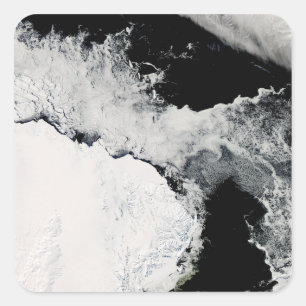 Adesivo Quadrado Gelo marinho no oceano Sul