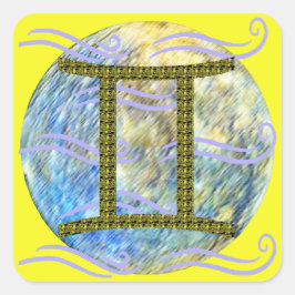 Adesivo Quadrado Gemini