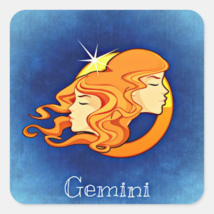 Adesivo Quadrado Gemini, Gemelli