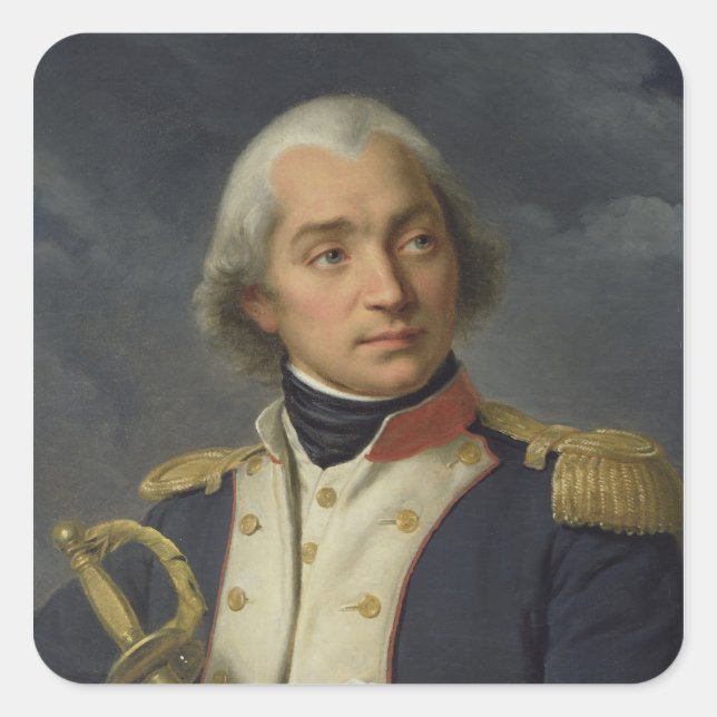 Adesivo Quadrado General Charles Pichegru (Frente)