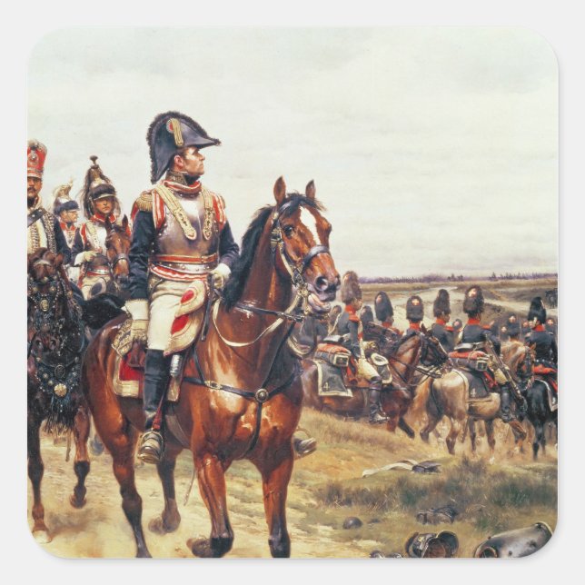 Adesivo Quadrado General do Primeiro Império (Frente)