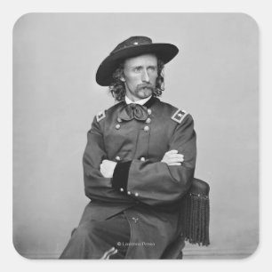 Adesivo Quadrado General George Custer 1